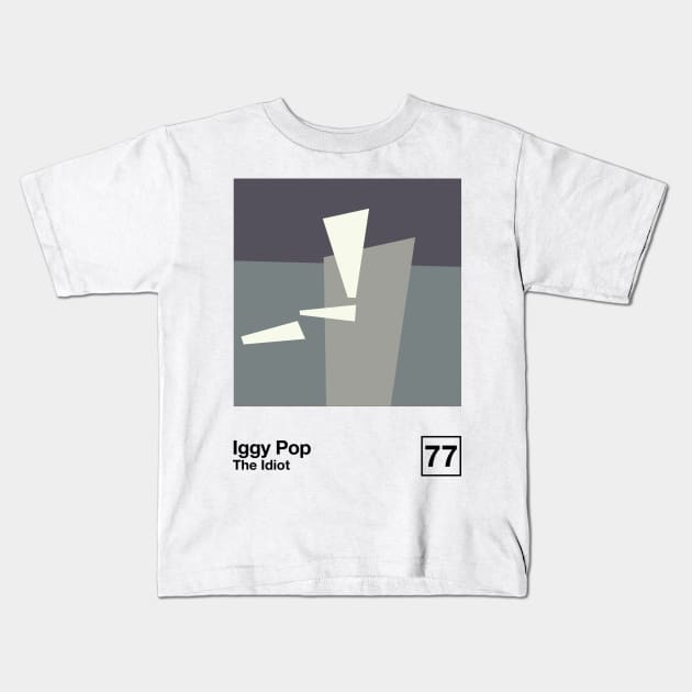 The Idiot / Minimalist Style Graphic Poster Design Kids T-Shirt by saudade